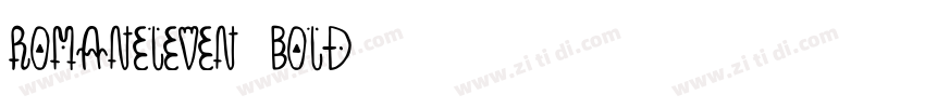 RomanEleven Bold字体转换